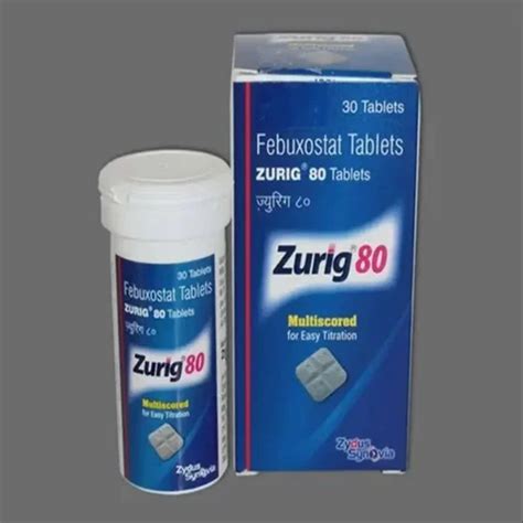 Zurig Febuxostat Mg Tablets At Rs Box In Nagpur Id