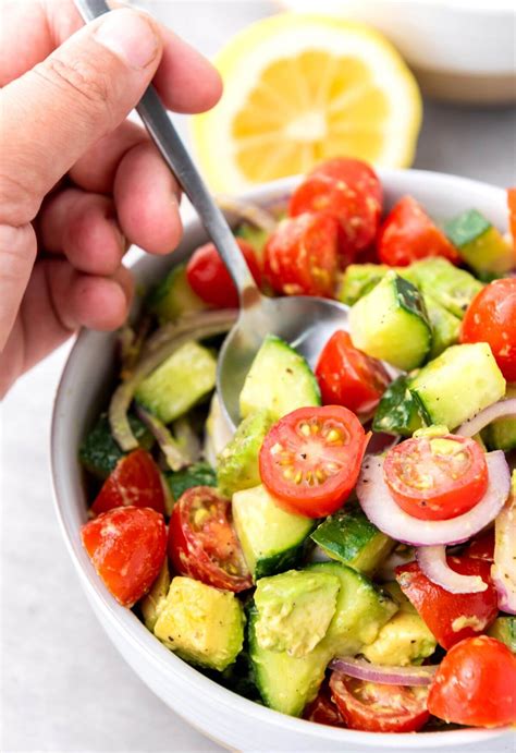 Best Cucumber Tomato Avocado Salad