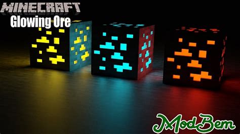 Glowing Ore Addon Minecraft PE 1.20 Download Free 2024