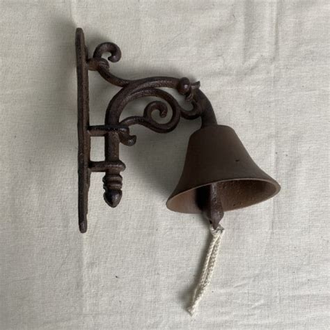 Rustic Cast Iron Bell Interiorwise French Vintage Furniture