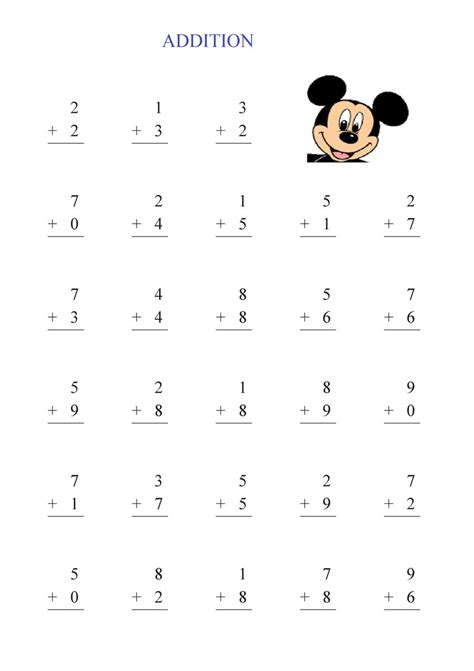 preschool basic addition worksheets free printable preschool and ... 