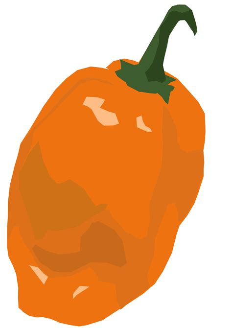 Clipart Habanero Pepper