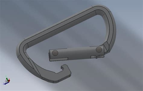 钩环solidworks 2010模型图纸免费下载 懒石网