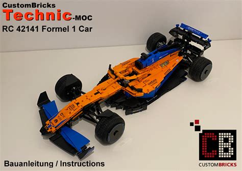 LEGO MOC Custom 42141 RC Formel 1 Car Mod By CustomBricks De