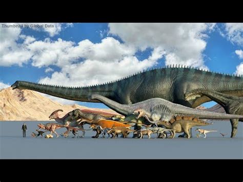 Dinosaur Size 3D Comparison Animation