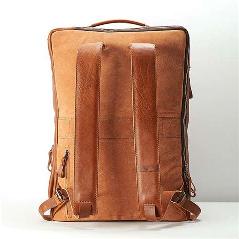 Banteng Handmade Personalized Leather Laptop Backpack | Gadgetsin