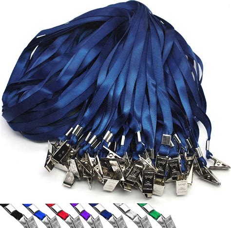 Amazon Harloon 200 Pcs Breakaway Lanyards Bulk Safety Nylon Flat