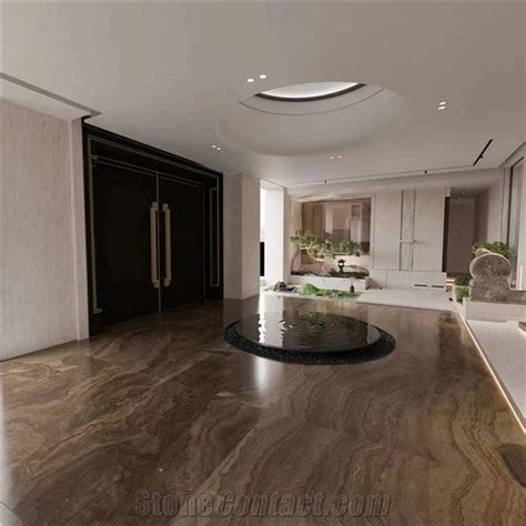 Eramosa Wooden Marble Floor Tiles Dream Coffee Tiles From China