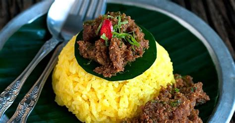 Melley Mey S Kitchen Resipi Pulut Kuning Bersama Rendang Daging