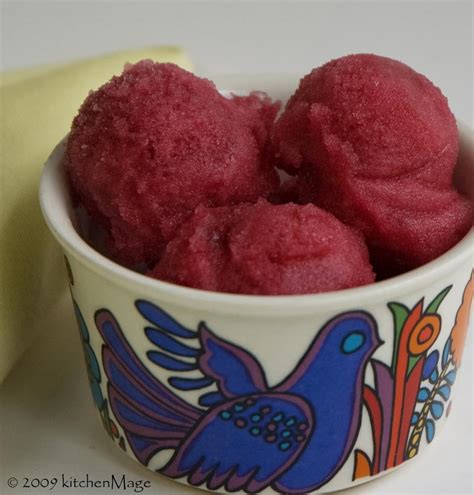 Pomegranate Limoncello Sorbet Recipe - kitchenmage