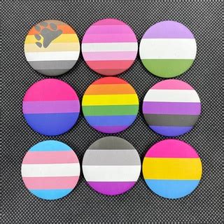 Arco Iris Insignia Broche Gay LGBT Pride Banner Insignia Acrílico