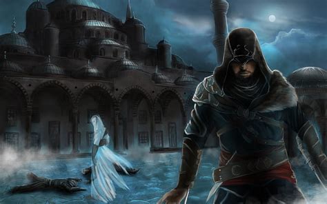 HD wallpaper: Altair Ezio, Ezio illustration m, Games, architecture ...