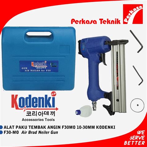 Jual Air Brad Nailer Gun F30 KODENKI Alat Paku Tembak Angin F30MO 10