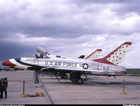 North American F 100d Super Sabre Usa Air Force Aviation Photo 0216392