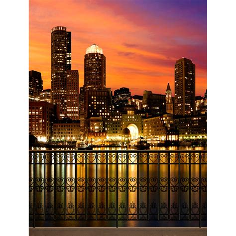 Boston Backdrop Harbor Beacon Hill Newbury Harvard Square Etsy Singapore