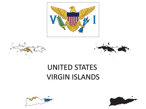 United State virgin Islands Flag and map illustration vector 21223237 ...