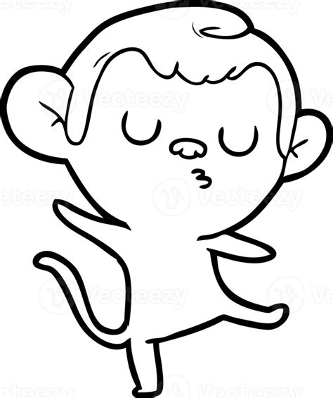 cartoon monkey drawing 46954604 PNG