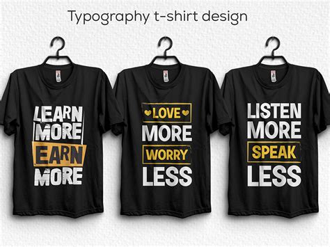 Typography T shirt Design :: Behance