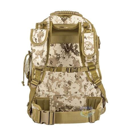 Mochila Invictus Duster Camuflado Digital Desert 50L Na Pesca Cia Armas