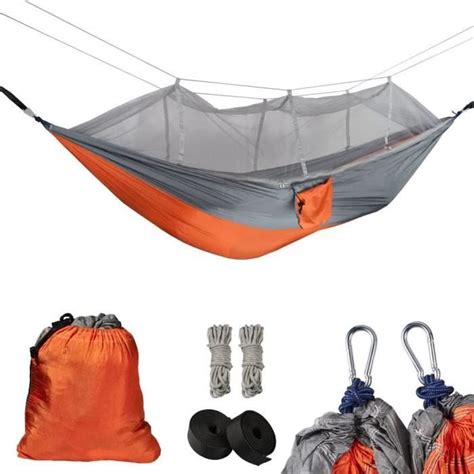 Ultra Léger Hamac Outdoor Avec Moustiquaire Pour 2 Personnes Capacité