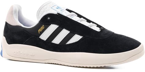 Adidas Puig Skate Shoes Core Black Footwear White Bluebird Tactics