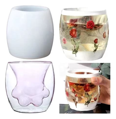 Molde De Silicona Jarr N Taza Vaso Resina Manualidades Cuotas Sin Inter S