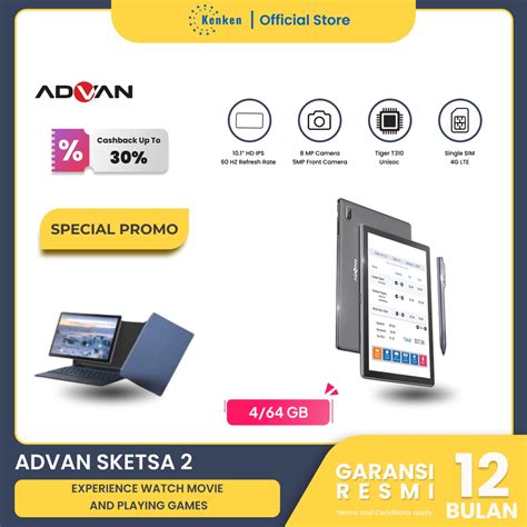 Jual Advan Tab Sketsa Gb Tablet Inch Android Garansi