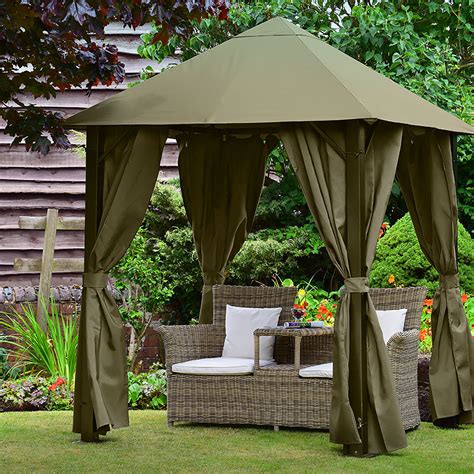 Eco Space Gazebo 2m X 2m Dark Cream My New Gazebo