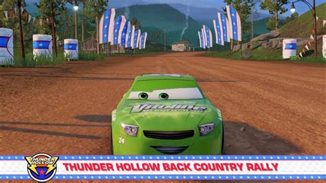 Cars Driven To Win Stunt Showcase Thunder Hollow Back Country