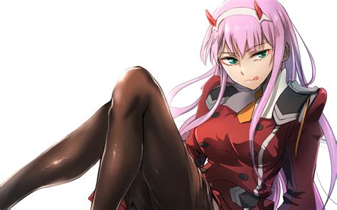 Download Zero Two Darling In The Franxx Anime Darling In The Franxx 4k Ultra Hd Wallpaper By Umeme