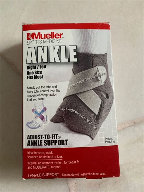 Mueller Ankle Support Adjust To Fit Health Nutrition Braces