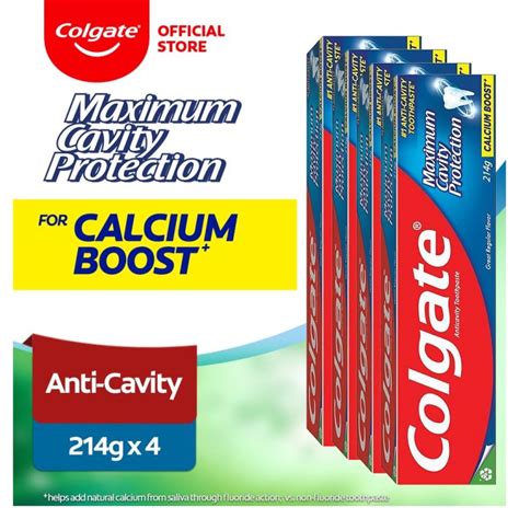 Colgate Maximum Cavity Protection Toothpaste Anticavity With Amino