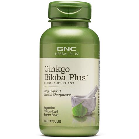 Ginkgo Biloba Plus 100 Caps Gnc