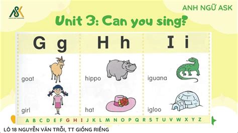 Gogo Love English 1 Unit 3 Can You Sing Cont Anh Ngữ Ask Youtube