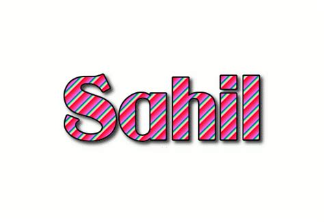 Sahil Logo | Free Name Design Tool from Flaming Text