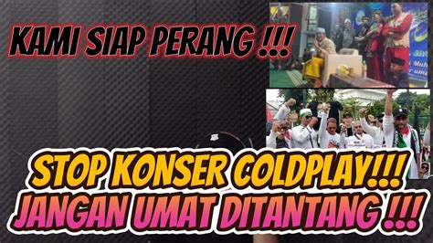 Viral Peringatan Keras Umat Islam Coldplay Tetap Konser Habib