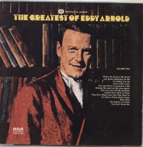 Eddy Arnold The Greatest Of Eddy Arnold Us 2 Lp Vinyl Record Set