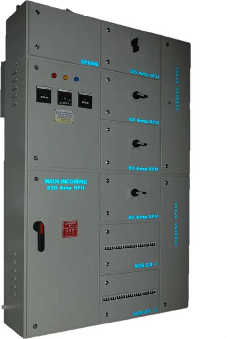 50Hz Mild Steel Automatic Power Factor Control Panel 265 Degree C