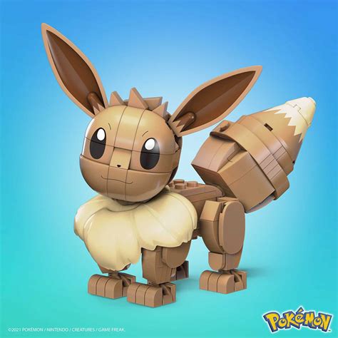 Mega construx Mega Construx Pokémon Construye Y Muestra Eeve Figura De