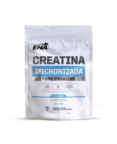 Suplemento En Polvo Ena Sport Creatina Micronizada Sabor Neutro En