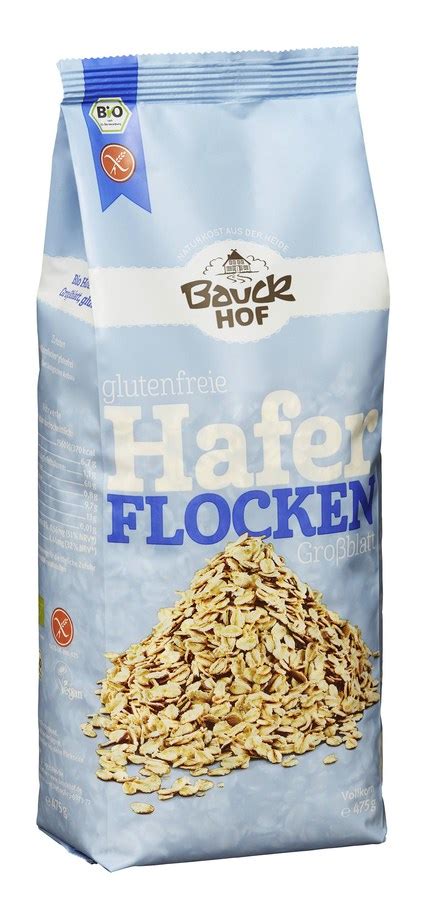 Bauckhof Haferflocken Großblatt glutenfrei bio naturPur Shop