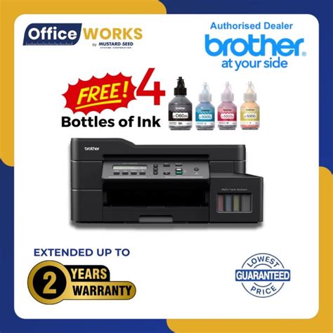 Brother Printer Dcp T Dw Printer Ink Tank Wireless Print Scan Copy