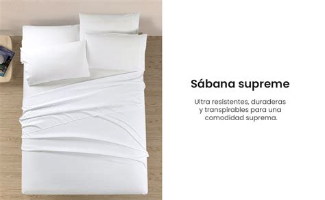 Smart Bamboo Juego de Sábanas Supreme 100 Microfibra Suave de Lujo