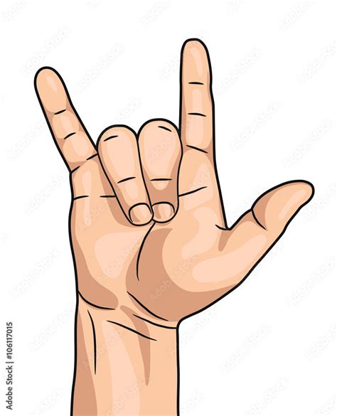 Rock And Roll Hand Sign