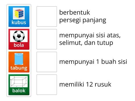 Mengenal Bangun Ruang Match Up