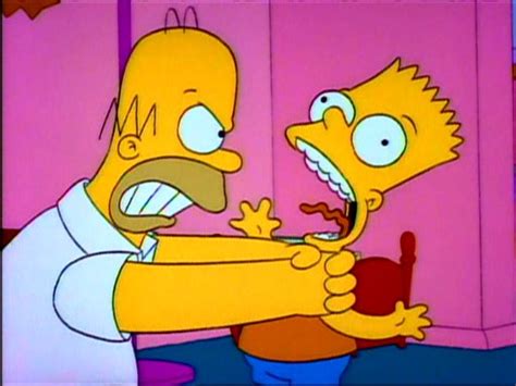 Image Homer Strangles Bart  The Parody Wiki Fandom Powered By Wikia