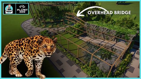 Planet Zoo Amur Leopard Habitat Modern Enclosure With Animal Bridge