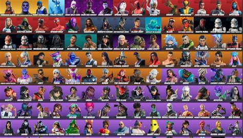 194 Skins Renegade Raider OG Skull Trooper Deadpool PSN Xbox