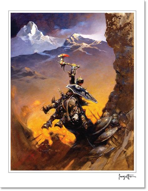 Eternal Champion Print Frank Frazetta Scifi Fantasy Art Creature