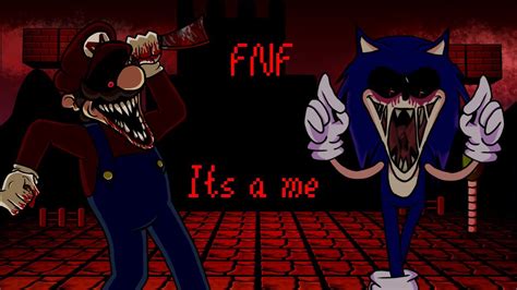 Fnf Mario Exe And Sonic Exe Sings It´s A Me Marios Madness Youtube